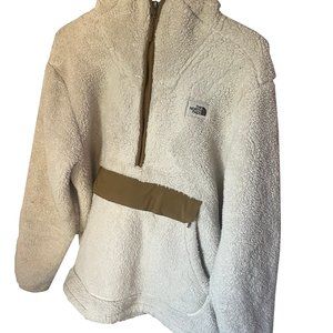 North Face Sherpa Fleece Pullover Hoodie Men's Large